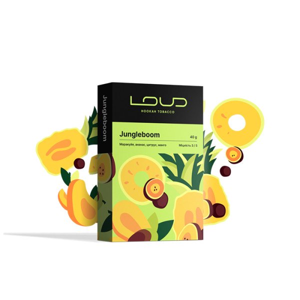 Табак Loud Dark Line Jungleboom (Маракуйя, ананас, цитрус, манго) 40 г