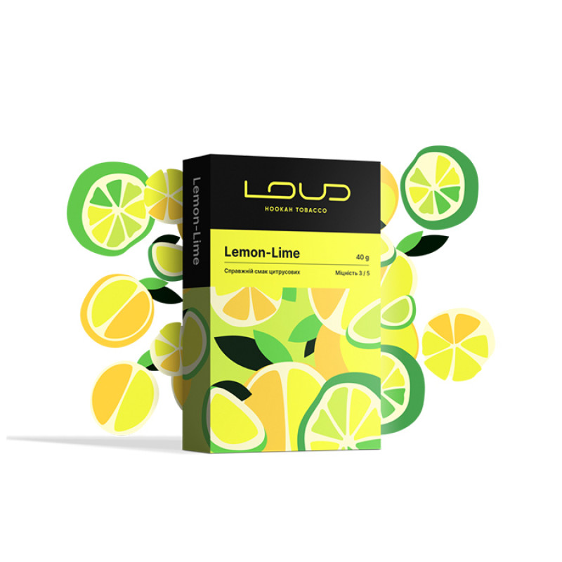 Табак Loud Dark Line Lemon-Lime (Лимон, Лайм) 40 г