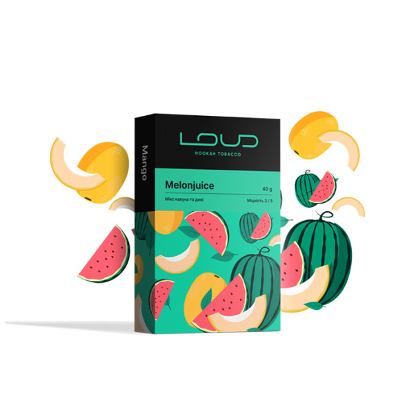 Табак Loud Dark Line Melonjuice (Арбуз, дыня) 40 г