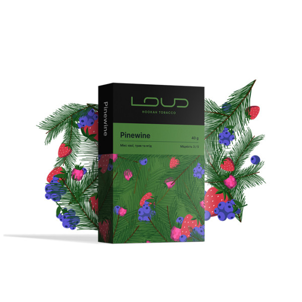 Табак Loud Dark Line Pinewine (Хвоя, ягоды) 40 г