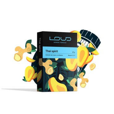Табак Loud Dark Line Thai Spirit (Чай, Манго, Имбирь) 40 г