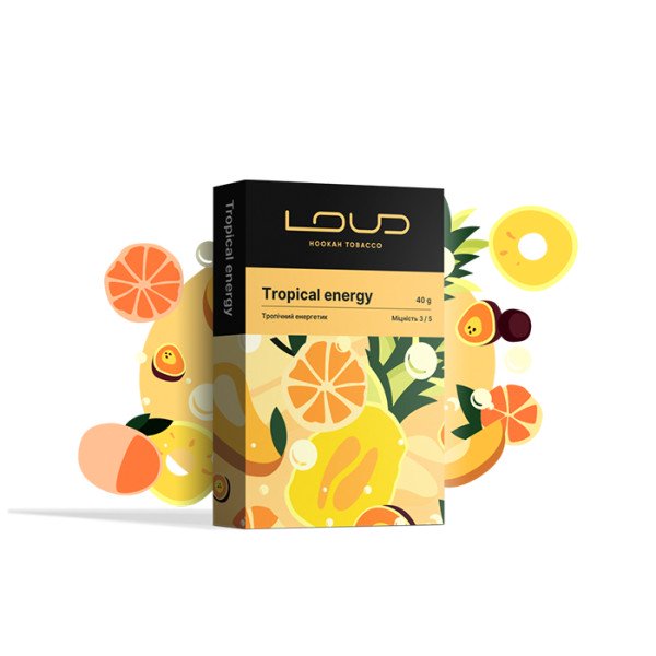 Тютюн Loud Dark Line Tropical Energy (Тропічний енергетик) 40 г