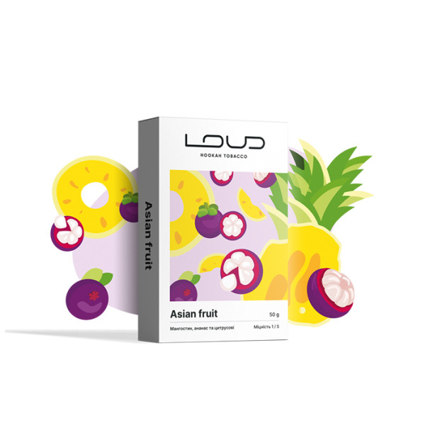 Табак Loud Light Line Asian Fruit (Мангостин, Ананас и цитрусовые) 50 г