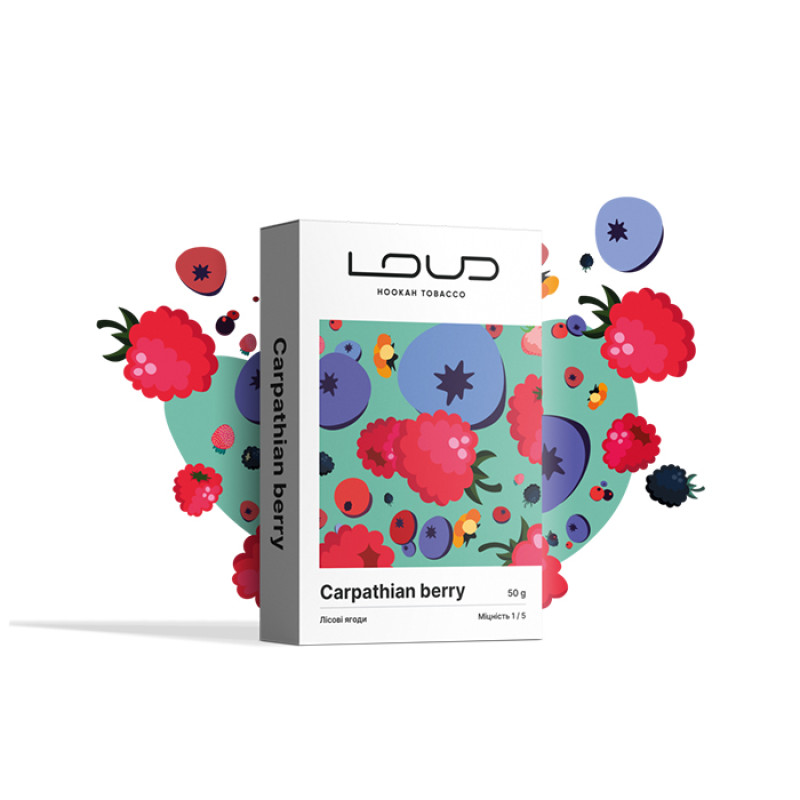 Табак Loud Light Line Carpathian Berry (Лесные ягоды) 50 г Табак Loud Light Line Carpathian Berry (Лесные ягоды) 50 г