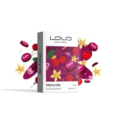 Тютюн Loud Light Line Cherry Cola (Кола, Вишня, Ваніль) 50 г Тютюн Loud Light Line Cherry Cola (Кола, Вишня, Ваніль) 50 г