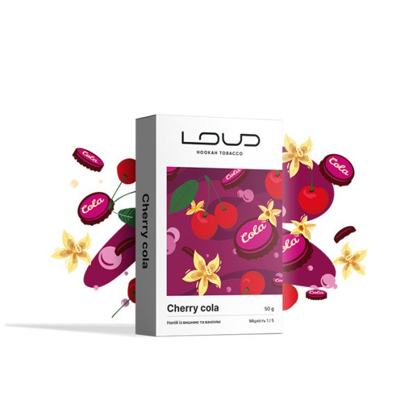 Табак Loud Light Line Cherry Cola (Кола, Вишня, Ваниль) 50 г