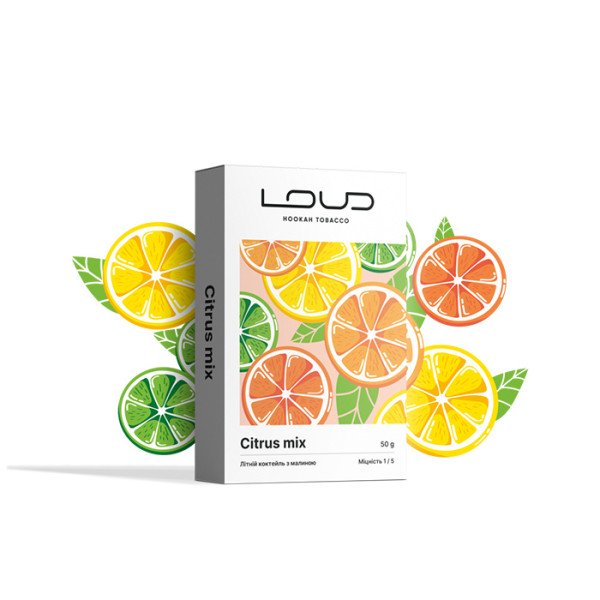 Табак Loud Light Line Citrus Mix (Микс цитрусовых) 50 г