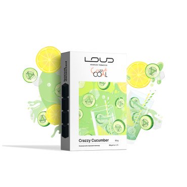 Табак Loud Light Line Crazzy cucumber (Огуречный лимонад) 50 г