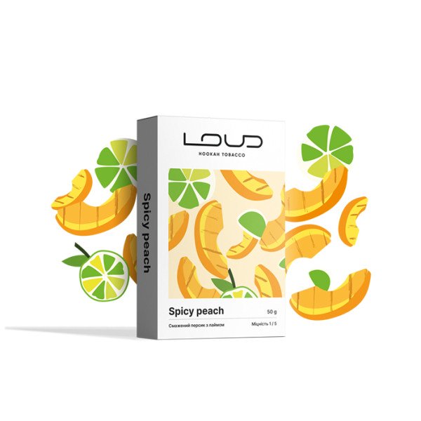 Табак Loud Light Line Spicy Peach (Персик, Лайм) 50 г