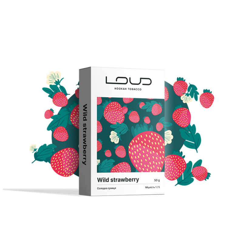 Табак Loud Light Line Wild Strawberrye (Земляника) 50 г Табак Loud Light Line Wild Strawberrye (Земляника) 50 г