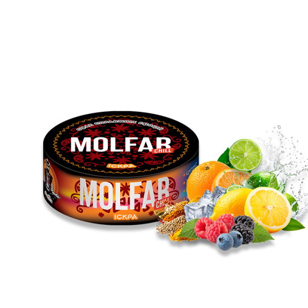 Табак Molfar Chill Line Искра (Цитрус, Лесные ягоды, Специи, Холод) 100 г