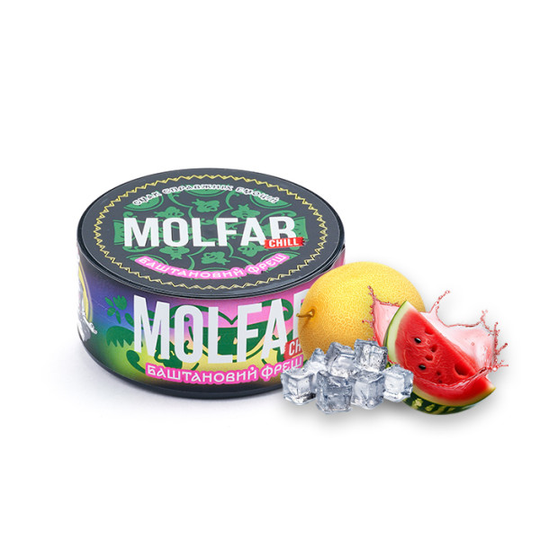 Табак Molfar Chill Line Баштановый фреш (Арбуз, Дыня, Лед) 100 г