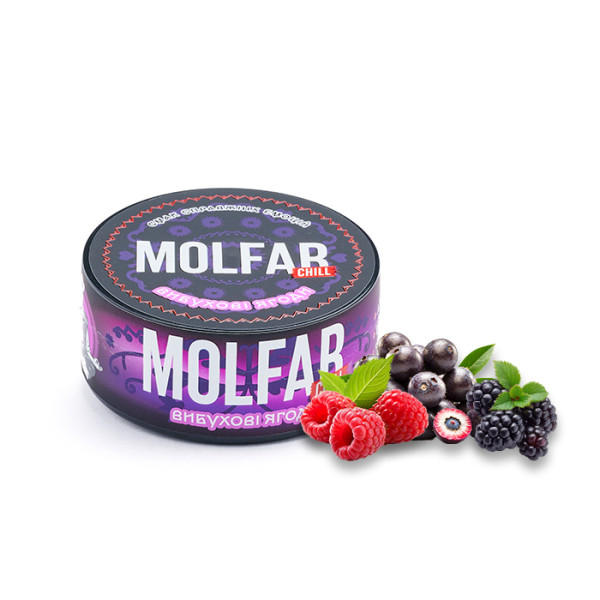 Табак Molfar Chill Line Взрывные Ягоды (Асаи, Малина, Ягоды) 100 г