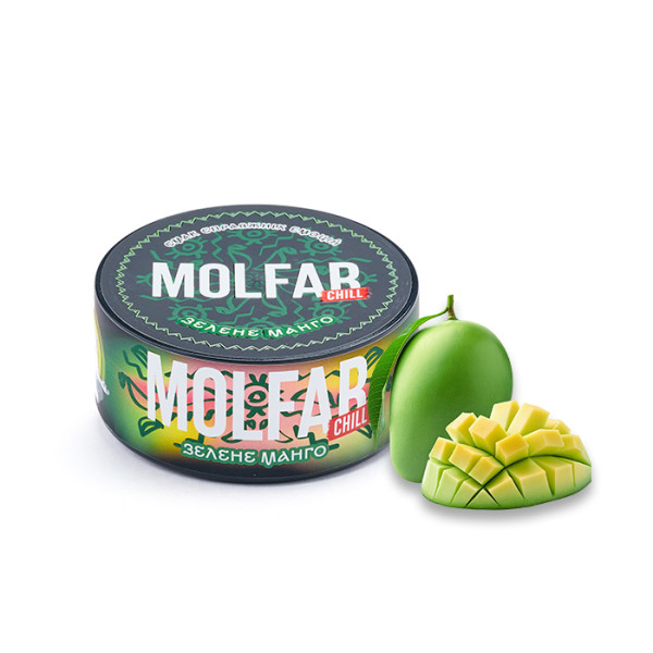Тютюн Molfar Chill Line Зелений Манго (Манго) 100 г