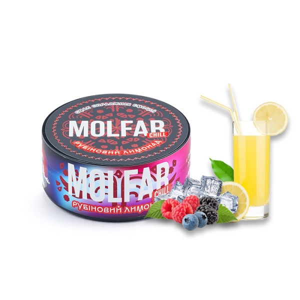 Табак Molfar Chill Line Рубиновый лимонад (Рубиновый лимонад, Лед) 100 г
