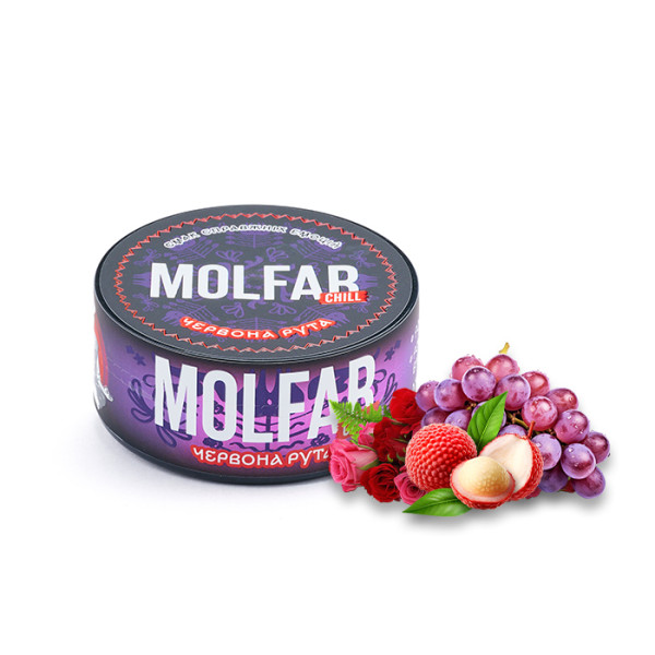Табак Molfar Chill Line Красная Рута (Роза, Виноград, Личи) 100 г