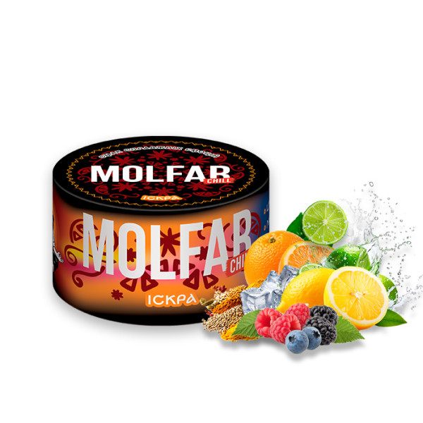 Табак Molfar Chill Line Искра (Цитрус, Лесные ягоды, Специи, Холод) 200 г