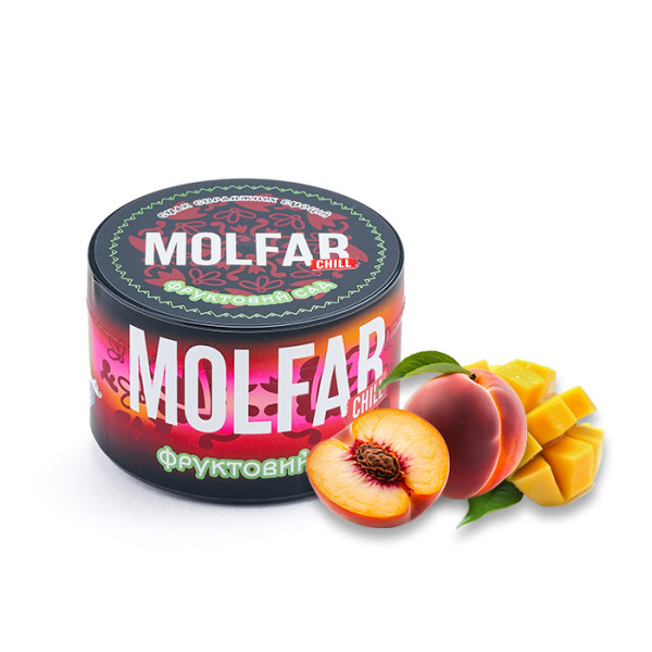 Тютюн Molfar Chill Line Фруктовий Сад (Персик, Манго) 200 г