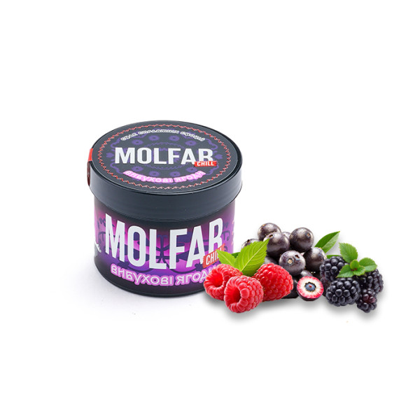 Табак Molfar Chill Line Взрывные Ягоды (Асаи, Малина, Ягоды) 40 г