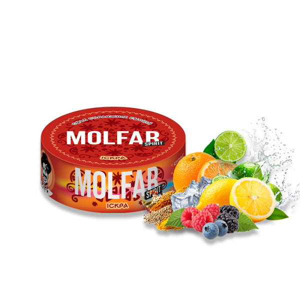 Табак Molfar Spirit Line Искра (Цитрус, Лесные ягоды, Специи, Холод) 100 г