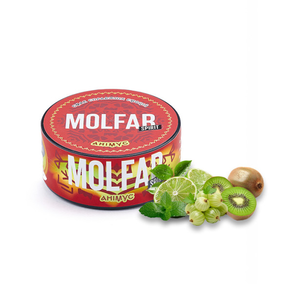 Табак Molfar Spirit Line Анимус (Киви, Крыжовник, Лайм, Мята) 100 г
