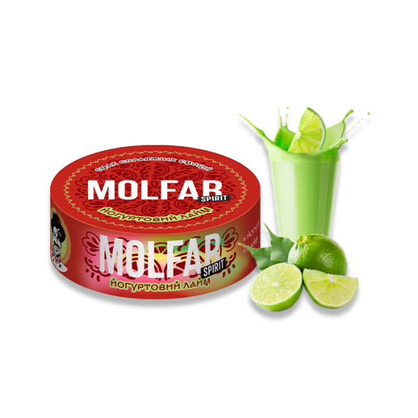 Табак Molfar Spirit Line Йогуртовий лайм (Йогурт, Лайм) 100 г