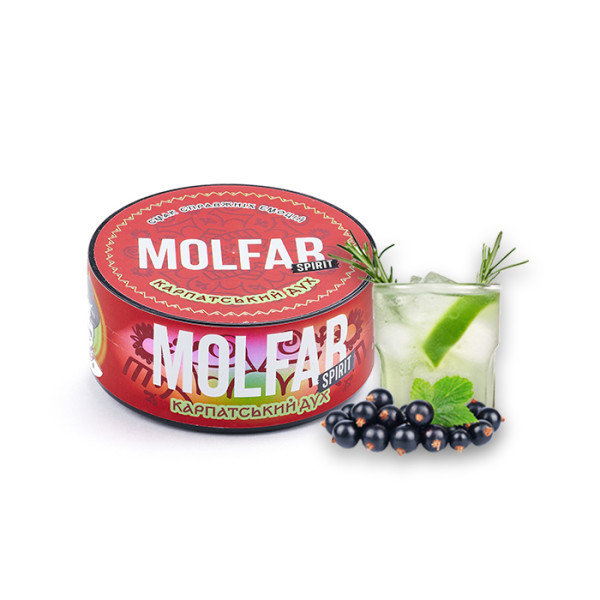 Табак Molfar Spirit Line Карпатский дух (Джин, Черная смородина, Ель) 100 г