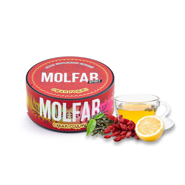 Табак Molfar Spirit Line Вкус Годжи (Зеленый чай, Годжи, Лимон) 100 г
