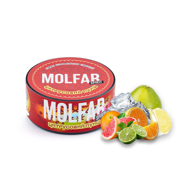 Табак Molfar Spirit Line Цитрусовый Пунш (Апельсин, Грейпфрут, Лайм, Лед, Помело) 100 г
