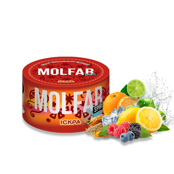 Табак Molfar Spirit Line Искра (Цитрус, Лесные ягоды, Специи, Холод) 200 г