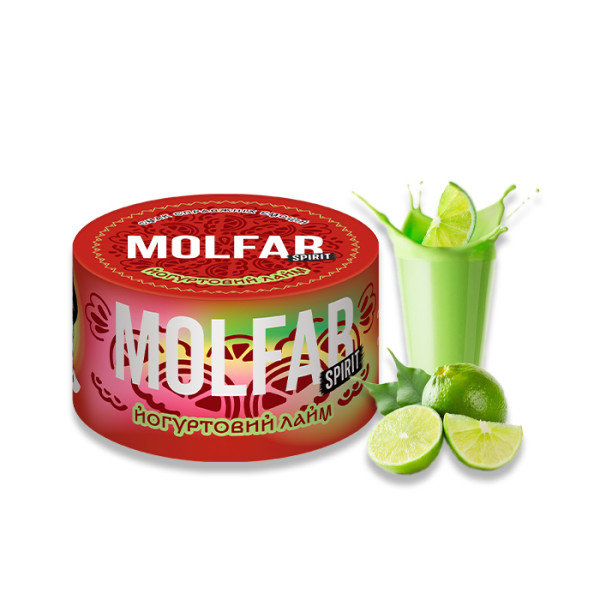 Табак Molfar Spirit Line Йогуртовий лайм (Йогурт, Лайм) 200 г