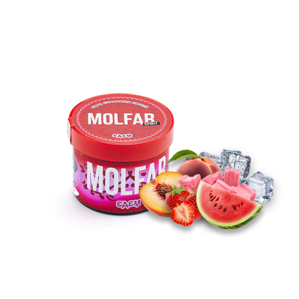Табак Molfar Spirit Line Едем (Персик, Арбуз, Клубника, Жвачка, Лед) 40 г