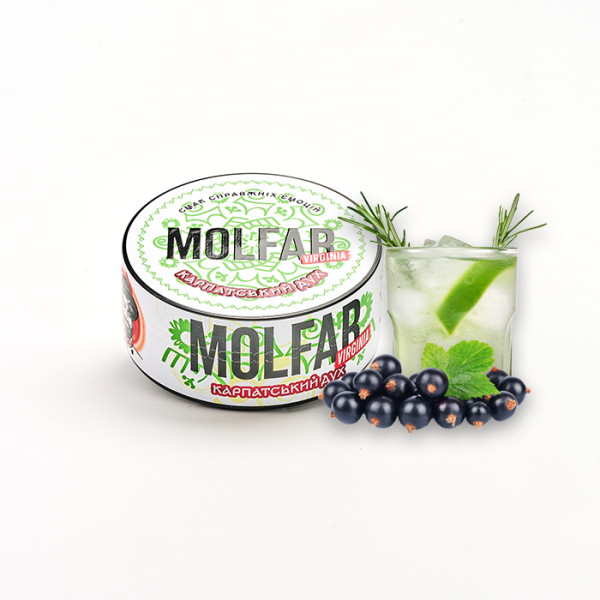 Табак Molfar Verginia Line Карпатский дух (Джин, Черная смородина, Ель) 100 г