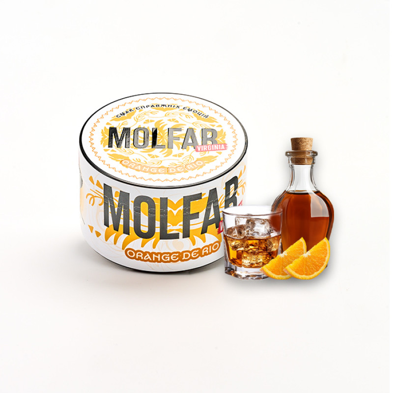 Тютюн Molfar Verginia Line Orange de Rio (Ром, Апельсин) 200 г Тютюн Molfar Verginia Line Orange de Rio (Ром, Апельсин) 200 г