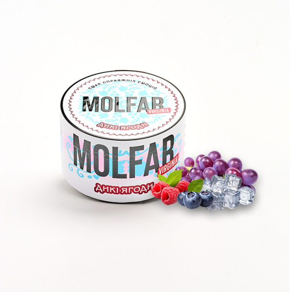 Табак Molfar Verginia Line Дикие ягоды (Виноград, Лед, Малина, Черника) 200 г