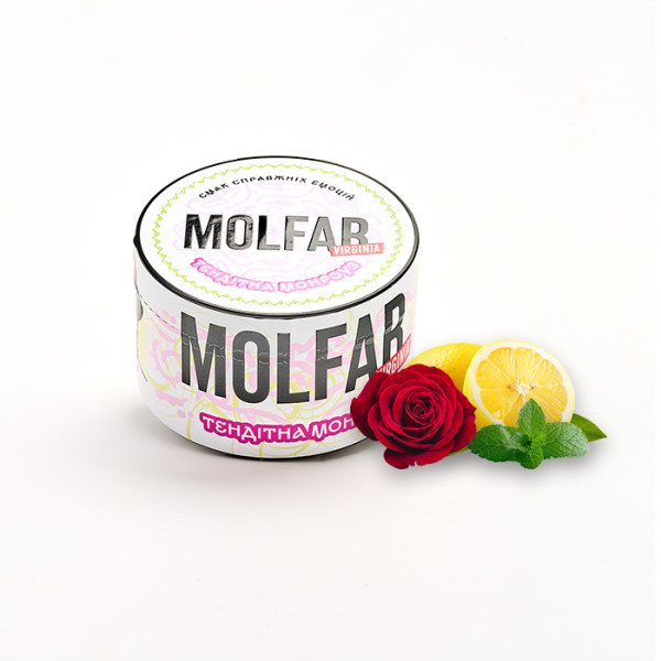 Табак Molfar Verginia Line Стройная Монроуз (Лимон, Роза, Мята) 200 г