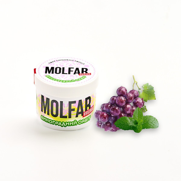 Табак Molfar Verginia Line Виноградный orbit (Виноград, Мята) 40 г