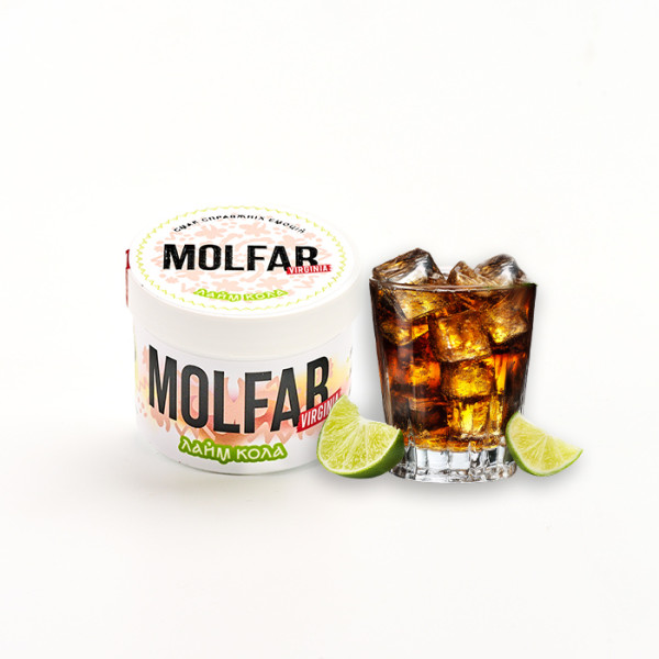 Табак Molfar Verginia Line Лайм кола (Лайм, Кола, Лед) 40 г