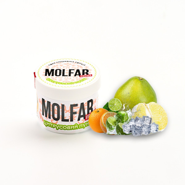 Табак Molfar Verginia Line Цитрусовый пунш (Апельсин, Помело, Грейпфрут, Лайм, Лед) 40 г