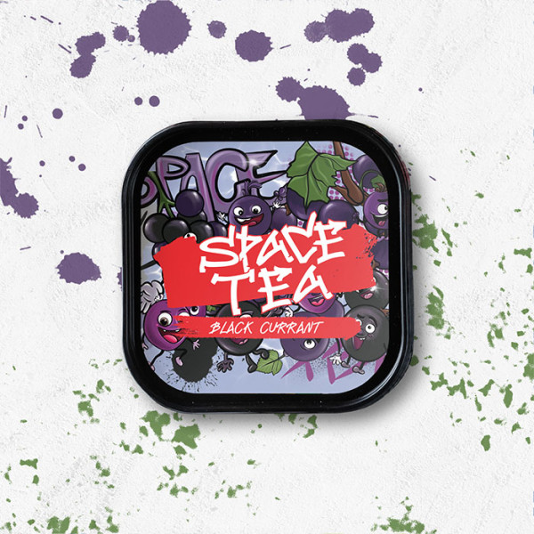 Безникотиновая смесь Space Tea Black Currant (Черная смородина) 100 г
