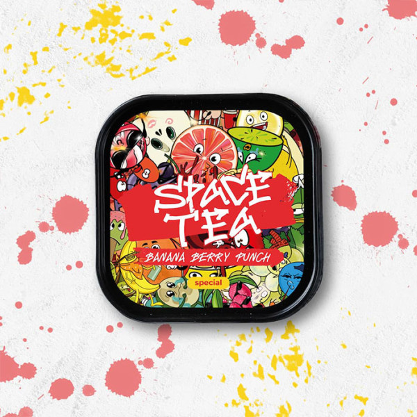 Безнікотинова суміш Space Tea Banana Berry Punch (Бананово-ягідний мікс) 100 г