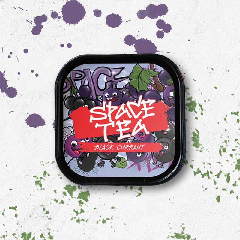 Безникотиновая смесь Space Tea Black Currant (Черная смородина) 250 г