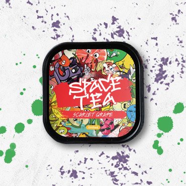 Безникотиновая смесь Space Tea Scarlet Grape (Красный виноград) 100 г