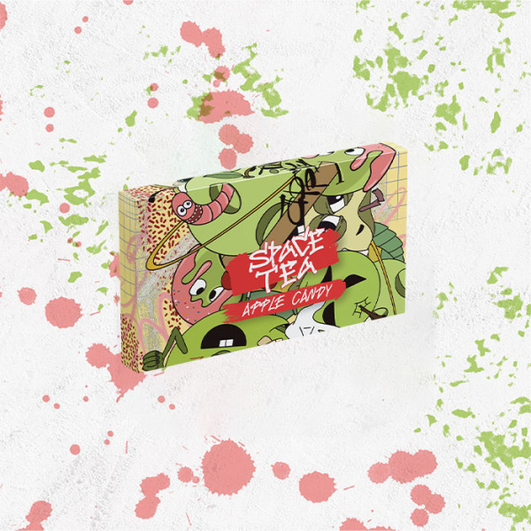 Безнікотинова суміш Space Tea Apple Candy (Яблунева цукерка) 40 г