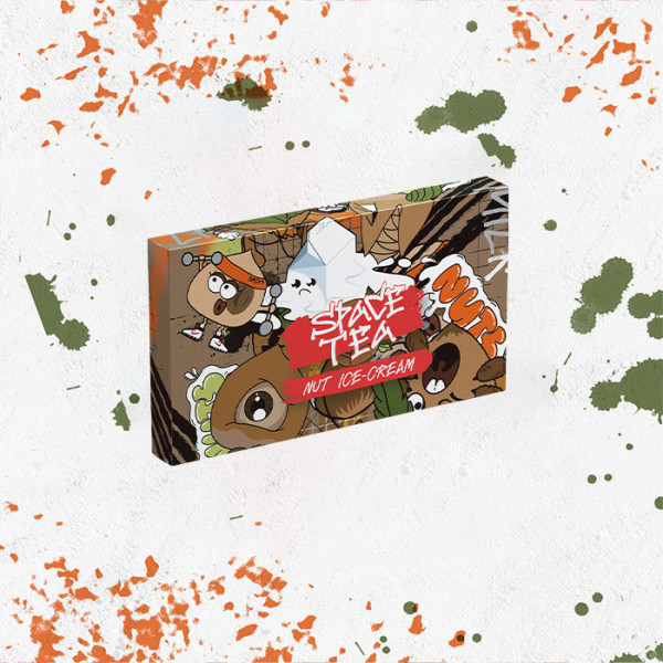 Безникотиновая смесь Space Tea Nut ice-cream (Пломбир, Орех) 40 г