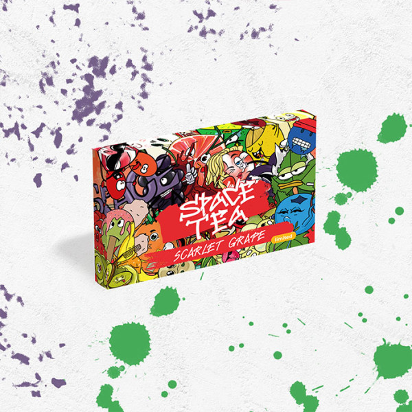Безникотиновая смесь Space Tea Scarlet Grape (Красный виноград) 40 г