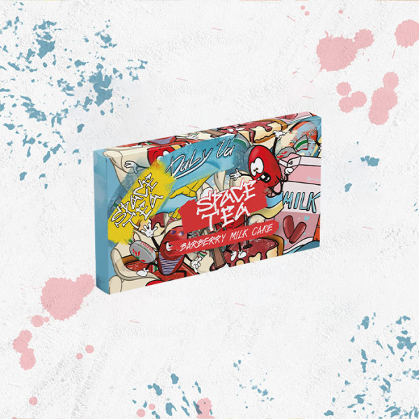 Безникотиновая смесь Space Tea Barberry Milk Cake (Барбарис, Сгущенка) 40 г