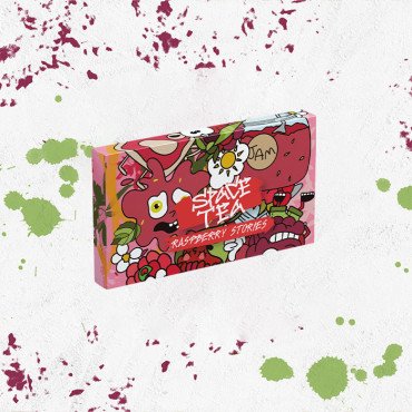 Безникотиновая смесь Space Tea Raspberry stories (Малина) 40 г