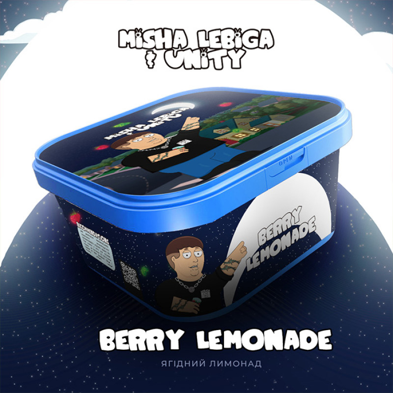 Табак Unity x Lebiga Berry lemonade (Ягодный лимонад) 250 г Табак Unity x Lebiga Berry lemonade (Ягодный лимонад) 250 г