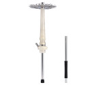 Кальян Tiaga Hookah Astra Crystal Gold на колбе Craft Clear 57 см